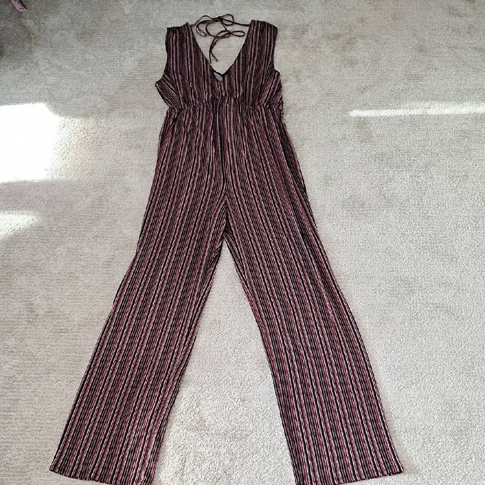 Striped Jumpsuit